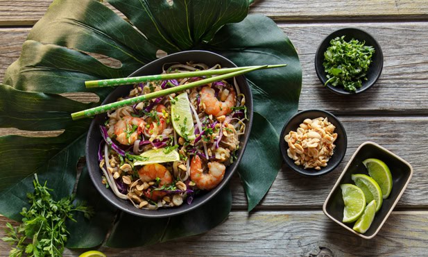 Pad Thai de Camarão