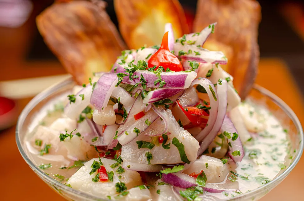 Ceviche de Peixe Branco