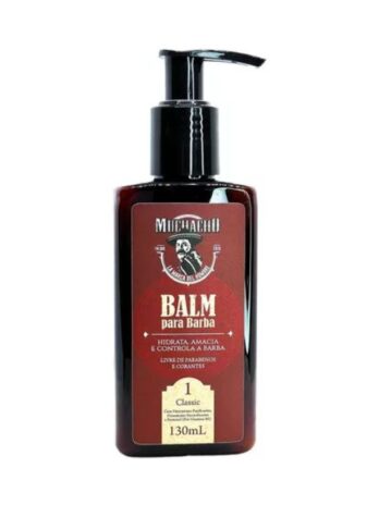 Balm Para Barba Muchacho Classic – Hidrata, Modela, Tira o Frizz e Perfuma os fios – Amadeirado Classic