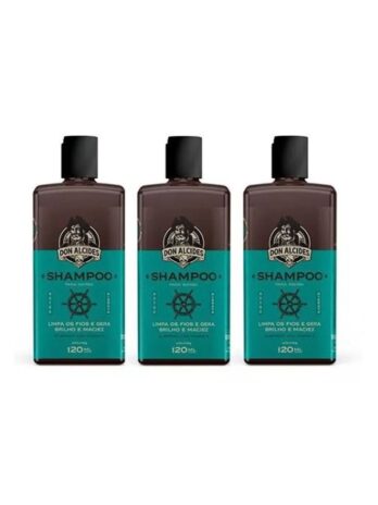 Kit 3x Shampoo Para Barba 120ml – Calico Jack – Don Alcides