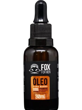 Óleo Para Barba 30ml Elegância Masculina Com Fox For Men