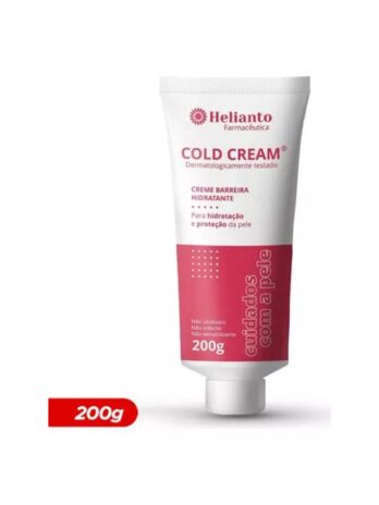 Cold Cream Helianto Creme Barreira Protetora Da Pele 200gr