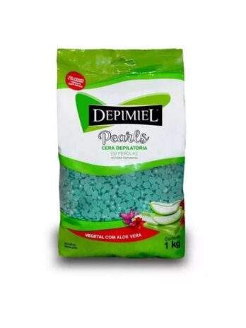 Cera Depilatória Depimiel Vegetal Aloe Vera Espanhol 1kg