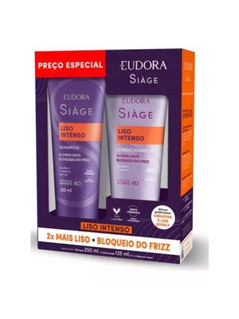 Kit Siàge Liso Intenso Shampoo 250ml + Condicionador 125ml