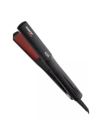 Prancha De Cabelo Alisadora Chapinha Elegance Red Íon Profissional 200ºc Bivolt Cor Preto 110V/220V Taiff